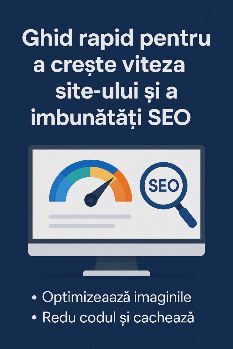 Ghid rapid pentru a crește viteza site-ului și a îmbunătăți SEO